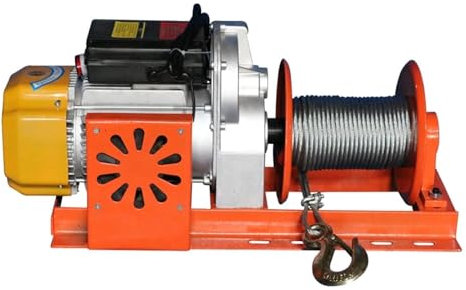 220V Electric Cable Hoist Lifting Wire Hanging Crane - Power Gantry Hoist Winch for Workshop Tools - Electric Lifting Equipment
