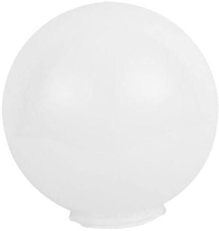TOKIDNY Kugellampenschirm Aus Acryl Milchig Weiß 30Cm FüR AußEnbereich Rund Lampenschirm Kugel Wetterfest Ersatz FüR Garten Terrasse