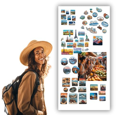 Anwicar Magnettafel - Magnetische Pinnwand 100x50 cm aus Stahl - ideal für Magnete und Notizen - magnetisches Whiteboard - beschreibbare Tafel - inkl. Montageset - Weiß