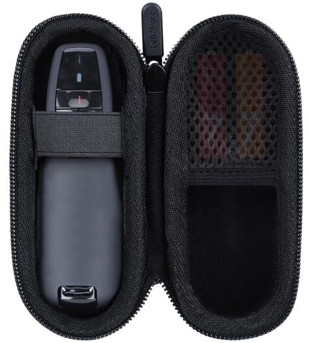 Lebakort Hart Schutz Hülle Etui Tasche für Logitech R400 / R500s Presenter | Presenter Tragetasche, Harte Schale, Ausgestattet mit Handseil, Einfach zu tragen, Weiches Innenfutter