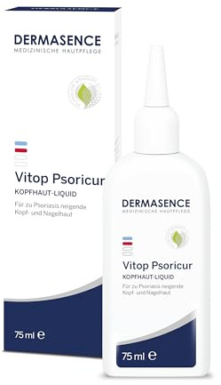DERMASENCE Vitop Psoricur Kopfhaut-Liquid, 75 ml | Tonikum für Kopfhaut und Nagelhaut, reguliert Schuppen und Verhornung, erfrischt ohne zu fetten