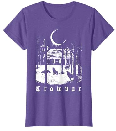 Vintage Forest Funny Retro Crowbar Meme Animal Basic T-Shirt