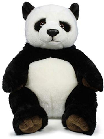 WWF WWF16809 Plüsch Panda, realistisch gestaltetes Plüschtier, ca. 47 cm groß und wunderbar weich