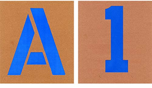 Les signer Ensemble de pochoir Lettres de A à Z 8 inch