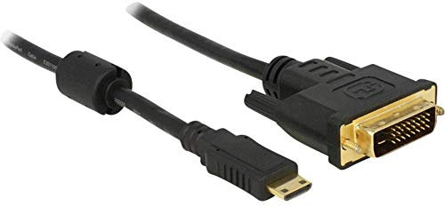 DeLock Kabel Mini HDMI C Stecker > DVI 24+1 Stecker 1 m