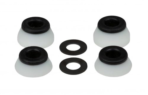 Bones Wheels 96A Hardcore Hard Set Pack inklusive Washer Lenkgummi, White