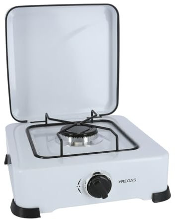 COCINA GAS ESMALTADA BLANCA 1 FUEGO