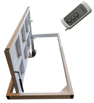 Porte de sous-sol électrique pour portes d'entrée secrètes, garage, grenier, cave à vin, kits de porte d'entrée invisibles (portes électriques, 60 x 110 cm)