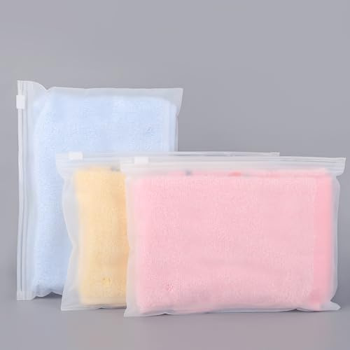 Svaldo Pochette Voyage, 25 Pièces 20 * 14cm Sac Plastique Rangement Vetement, Sac Zipper Voyage Dépoli pour Ranger des Sous-Vêtements, Chaussettes, Cosmétiques (avec Trous de Ventilation)