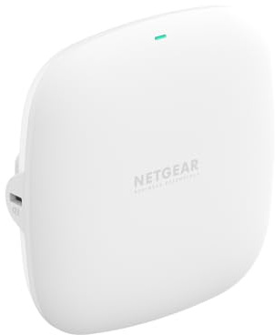 NETGEAR Wireless Access Point (WAX210) - WiFi 6 Dual-Band AX1800 Speed | 1 x 1G Ethernet PoE Port | Up to 128 Devices | 802.11ax | WPA3 | Small Size |Up to 4 SSID Networks, Power Adapter Not Included