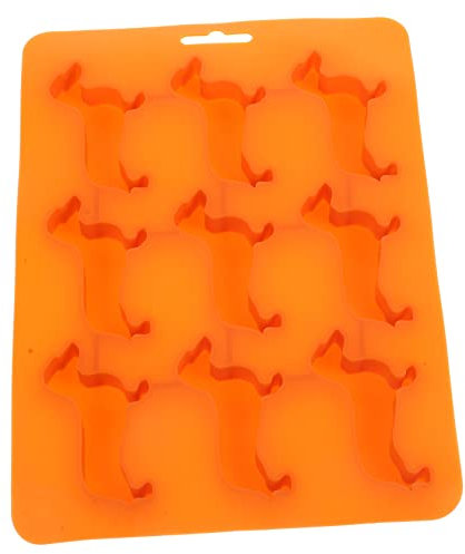CONGARTENO 2piezas Molde De Silicona Antiadherente Para Chocolate y Galletas De Perro Para Hacer Dulces y Postres Divertidos Fiestas y Celebraciones
