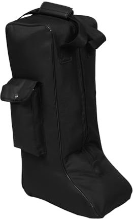PRETYZOOM Reitstiefeltasche Tragbare Tasche für Reitstiefel Gepäckstiefel robuster Griff Gepäckreitstiefel Power-Reitstiefel Stiefeltragetasche Reitstiefelbeutel Oxford-Stoff Black