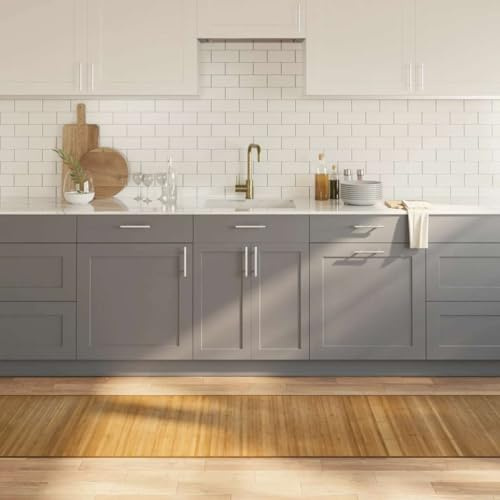 sephironlbb Naturlig bambumatta, rektangulär 70 x 400 cm, hållbar och halkfri, perfekt för vardagsrum och sovrum, lättskött design