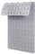 Non Slip Bath Mat Shower Mats Anti Mould for Bathroom and Bathtub with Large Suction Cup and Thickened Rubber Backing Long 70 * 40cm, Grey