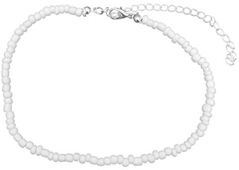 Holibanna Samenperle Choker Halskette Winzige Perlen Boho Bunte Kurze Halskette Kragen Schlüsselbein Sexy Mode Schmuck für Frauen Dame Mädchen