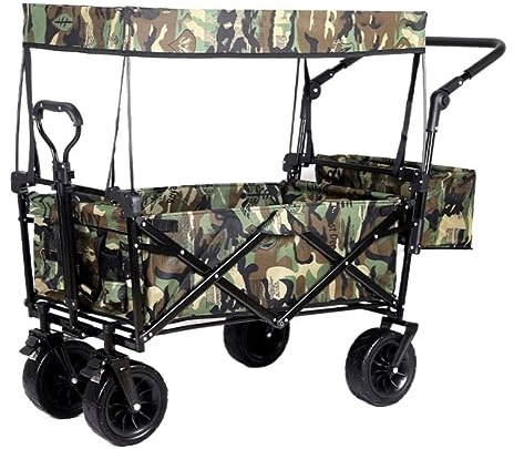 Festival Trolley Camping Trolley Garden Trolley Folding Wagon Portable Adjustable Garden Trolley With Awning For Picnics Camping Shopping Beaches Beach Trolley Folding Trolley With Wheels ( Color : E