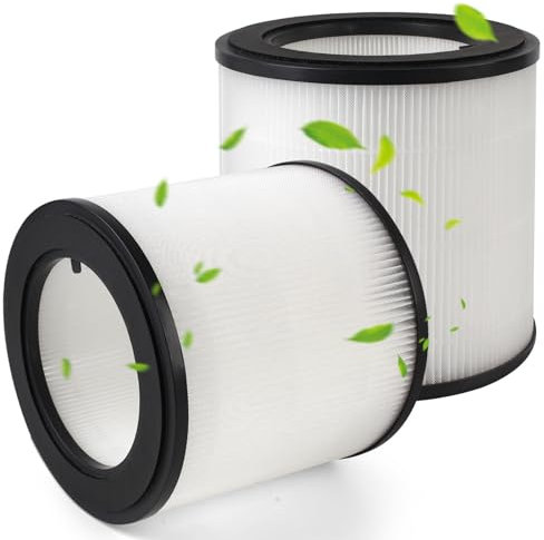YTTX H13-True-HEPA Ersatzfilter für Philips 800 Series Luftreiniger– 2 Stück Weiß, Kompatibel mit AC0830/10, AC0820/30, AC0820/10, AC0819/10, Ersatzteil FY0293/30 und FY0194/30