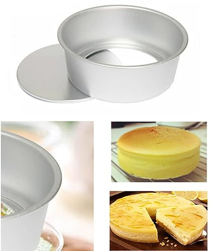 NAMOARLY 2pezzi Teglie Anodizzato Rimovibile Per Cheesecake e Dessert Molds Antiadherent Per Color