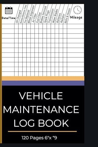 Vehicle Maintenance Log Book