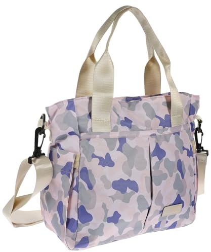 Hohopeti Riesige Mama Handtasche aus Nylon, Wasserresistent, Modisch