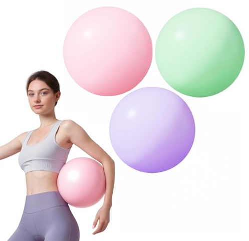 flintronic 3 PVC-yogabollar à 25 cm, gymnastikboll liten pilatesboll