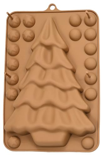Stampo Albero di Natale - Stampo Alimentare per Dolci | per Torte Natalizie,Per Fondente, Cioccolato, Sapone, Dessert, Creazione, Festività, Decorazione Casa