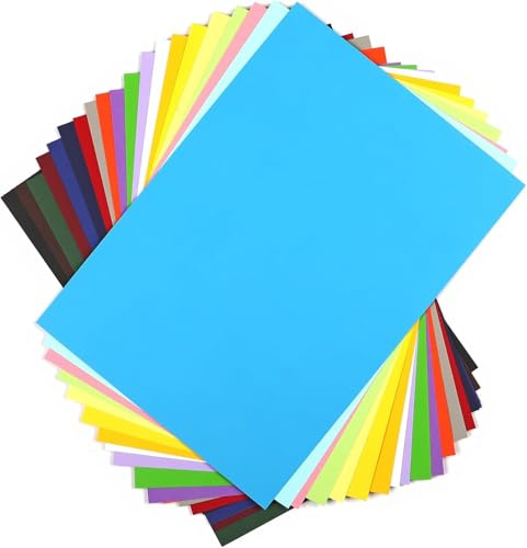 200 Sheets A4 Coloured Paper（70gsm）, 20 Colors Origami Paper A4 Double Sided for Kids Arts, Crafts Scrapbooking & DIY Projects School & Office Printing 8.3 X 11.7