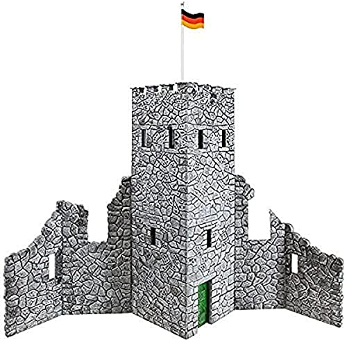 Pola 331020 - Burgruine, Zubehör für die Modelleisenbahn, Modellbau, Weiß