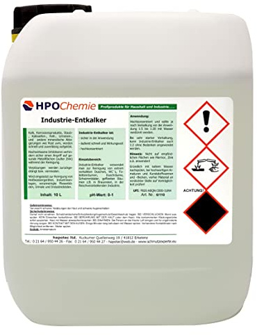 HPOChemie Industrie- Entkalker 10ltr.