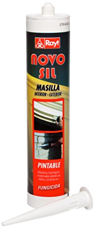 RAYT-NOVOSIL INT.-EXT. PINTABLE - 1629-02 Masilla blanca en cartucho para sellados, interior-exterior, pintable - 300 ml