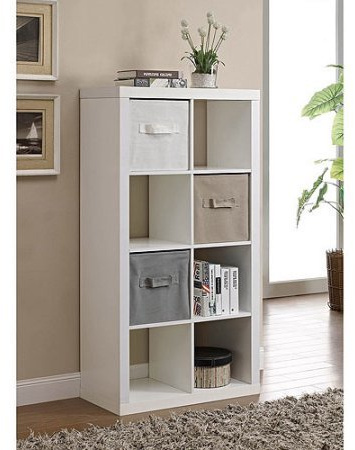 Better Homes and Gardens 8-Cube Organizer - White