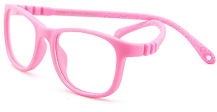 GUKOO Occhiali per computer Anti blu con filtro UV per Bambini - Design Antiscivolo - Flessibili Gomma TR90 Montatura