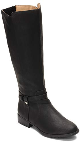 LifeStride Women's Xtrovert-Wc Knee High Boot, Black Wide Calf, 8.5 Wide US