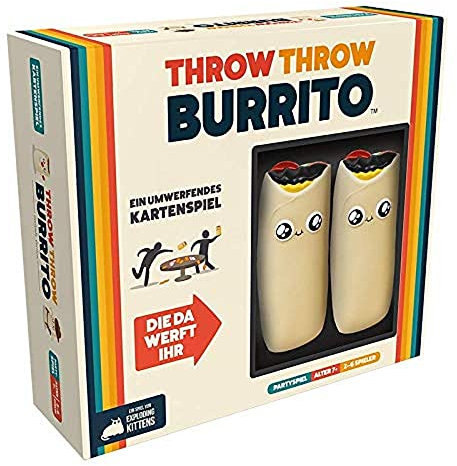 Asmodee ASMD0069 Throw Throw Burrito, Kartenspiel, Partyspiel, Deutsch