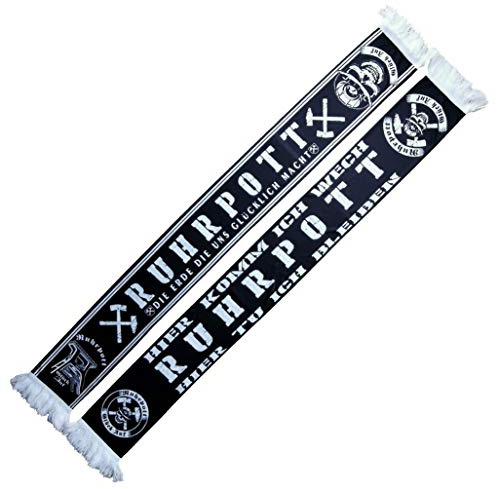 Generisch Ruhrpott Schal - Hier KOMM ICH WECH - (Seidenschal), Fußballschal, Kult-Schal, Souvenirschal