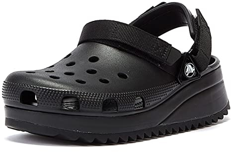 Crocs Unisex vuxen klassisk vandringsklocka, Svart, 39/40 EU