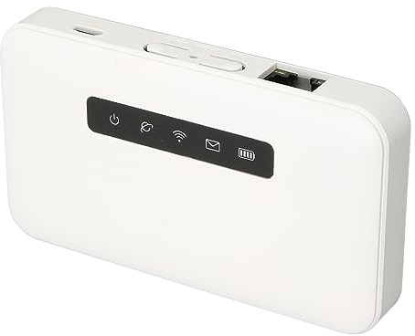 Yunseity 4G LTE Mobiles WLAN-Modem, Wireless-Mobilrouter, RJ45 WAN LAN 300 Mbit/s SIM-Karte Tragbarer Router-Hotspot Für Bis Zu 10 Verbindungsgeräte