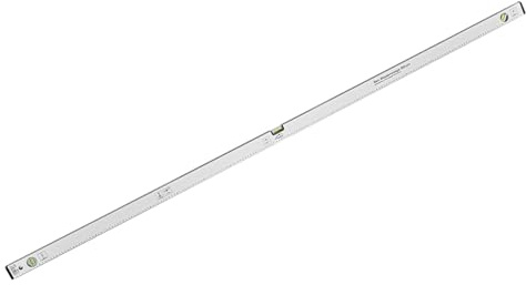 Bau - Nivel de burbuja de aluminio, 200 cm, con 3 niveles de burbuja