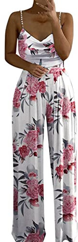 Damen Arbeitshose Sommer Lose Overall Playsuit Overalls Festlich Jumpsuit Sommer Ärmellos Straps Jumpsuit Kleid Arbeitshosen Jumpsuit Extra Lang Jumpsuit Elegant Hochzeit Jumpsuit Kleid Damen