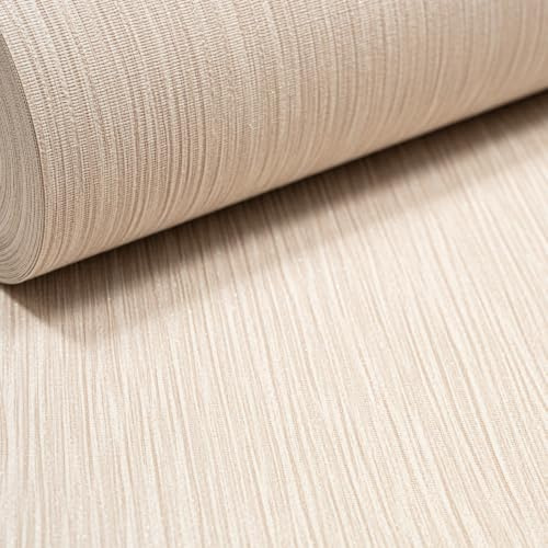 SOPHIE LAURENCE Premium Cream & Silver Glitter Vinyl Wallpaper - Sample