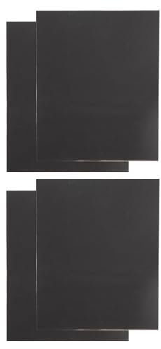 Reparaturflicken aus schwarzem Kunstleder, selbstklebend, Reparatur, 4 Pakete 10 x 12 Zoll, Reparaturflicken aus schwarzem Leder, selbstklebend, für Sofa, Autositze, Handtaschen