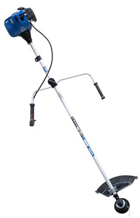 Cofan Desbrozadora de Gasolina | Motor de 2 Tiempos | 51,7 CC | Bajas emisiones | Arranque fácil | Ancho de Corte: 43 cm | Incluye arnés Doble