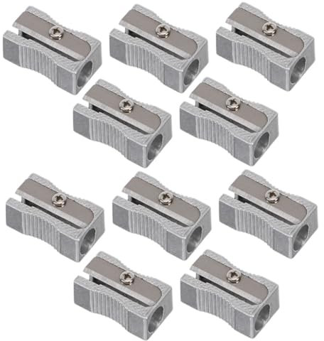 QUMIIRITY Bleistiftspitzer Mit Behälter 12st Anspitzer Sicherheitsbleistiftspitzer Mini- Schulspitzer Pencil Sharpener Bleistift Spitzmaschine Anleitung Für Bleistiftspitzer Bleistiftspitzer Metall