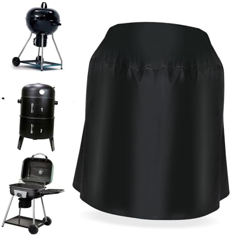 FONDOTIN Copertura Per Bbq Telo Protettivo Rotondo Per Resistente Pioggia e Polvere Protegge Gas e Design Leggero e Facile Da Pulire