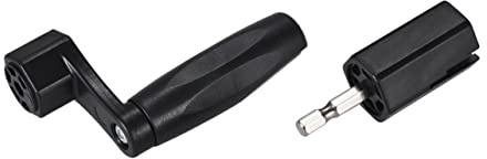 INOOMP 2-in-1 Gitarrensaitenaufwickler aus Kunststoff und Metall in Schwarz Einfach zu Bedienen und Tragbar für E-gitarre und Bass bei Gitarrenreparatur und Täglicher Wartung