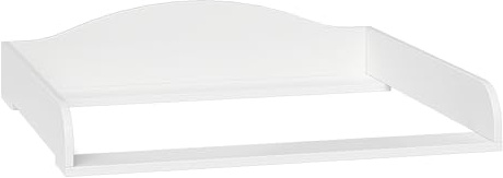 Bellabino Oti Wickelaufsatz für Malm, Hemnes & Nordli Kommoden, gewellt | Wickeltischaufsatz 10x74x80 cm für gängige Kommoden, Zubehör für Wickeltisch, Aufsatz Wickeltisch zum Ankleiden