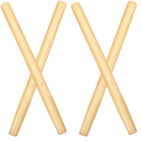 DOITOOL 4 Stück Holzstiele Ergonomisch rutschfeste Ersatzgriffe aus Robustem Holz für Sicheln Schaufeln Hacken Leichter Langlebiger Stiel für Gartenhacke und Spatenstiel Anwendungen
