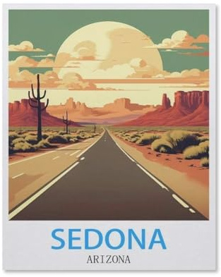 Erwachsene Kinder Puzzles 1000 Teile Puzzle，Sedona Arizona，einfaches Puzzle Spiel Rolle Puzzle Bildung Spielzeug Spiel Familie Dekoration(38x26cm-HV62
