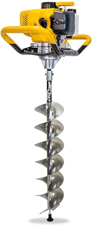 GARLAND DRILL 912G-V24 - Ahoyadora gasolina 52 cc, 2,2 CV, barrena 150 mm x 800 mm, reductora 30:1, 8,6 kg