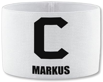 SR Teamsports - Jako Kapitänsbinde - Fußball - C Kapitän mit Name - personalisiert Captain Equipment Spielführer